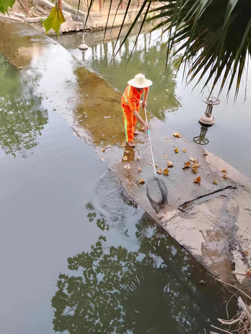 玉龍環保：河面清漂